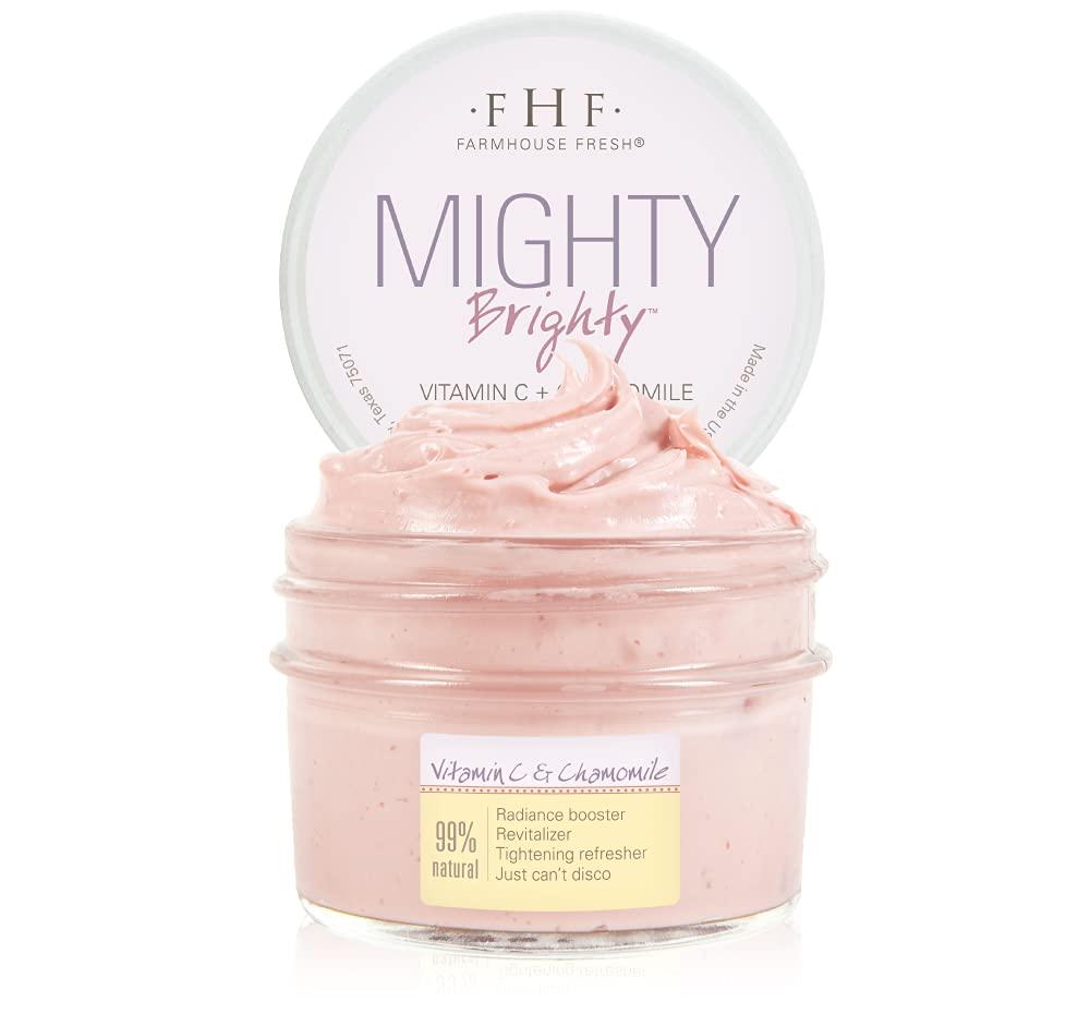 FarmHouse Fresh Mighty Brighty Vitamin C + Chamomile Brightening Mask, 3.2 oz.