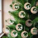 24 Pcs Christmas Nativity Ornaments Jesse Wooden Music Manger Scene Nativity Holy Family Tree Ornaments Religious Catholic Gifts The Birth of Jesus Story Decor for Christmas Tree Decor