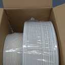 PULOTE 100PCS Ivory Plastic Plates - Cream Plastic Disposable Heavy Duty for Party & Wedding - Include 50 Each (Dinner & Dessert) Plates