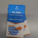 2 x Power Theory Designed for Apple Watch Ultra and Apple Watch Ultra 2 Screen Protector - Easy Install, Premium Full body Protection, Hard Bumper Case with Tempered Glass for iWatch (Black, 49mm)