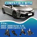 Engine Motor and Transmission Mount Kit Compatible with Camry 2002-2006 2.4L & Solara 2004-2008 2.4L Auto Transmission, Replace OE A4203 A4204 A4207 A4211, Set of 4