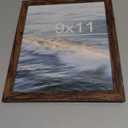 9x11 Picture Frame Brown, Classic Poster Frame for Horizontal or Vertical Wall Mounting, 1 Pack