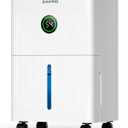 ZAFRO 1600 Sq.Ft Dehumidifiers for Home and Basement with Drain Hose, Ultra Quiet 41dB, Energy Saving Max 21 Pints Dehumidifier with Auto or Manual Drainage, Auto Defrost, Three Modes, Dry Clothes