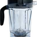 Blender Pitcher 64oz Low-Profile, Compatible with 750 5300 5200 5000 7500 6300 Vm0102 Vm0103 Vm0197 E310 G/Classic C/Explorian/Commercial series etc