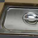 Mifoci 2 Pack Stainless Steam Hotel Pan with Lid, 1/4 Size x 6 Inch Deep, Reusable Anti Rust Steam Pan for Home, Party, Restaurant, Hotel, Buffet