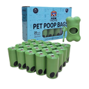 Pet Poop Bags for Waste Cleanup by PAWTROVE.CA Supplies – Durable Roll Replacements for Outdoor Walks and Travel, Leak-Proof and Tear-Resistant, Pack of 20 Rolls with 300 Bags With 1 Dispenser