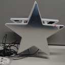 Christmas Tree Topper with 6 Projection Modes, Christmas Star Tree Topper with Built-in Rotating Projector, 104 LED Warm Lights 3D Tunnel Dynamic Lighting Effect Christmas Tree Decoration