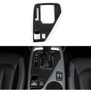 Youtaiche Car Gear Shift Panel Sticker ABS Carbon Fiber Decal Interior Trim Cover Accessories for Subaru Crosstrek/Impreza 2024 2025 (Style A)