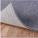 Non Slip Rug Pad Grippers - 6x9, 1/8" Thick, (Felt + Rubber) Double Layers Area Carpet Mat Tap, Provides Protection and Cushioning for Hardwood or Tile Floors