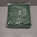 Dark Green 100% Blackout Curtains 72 Inch Length 2 Panels for Bedroom Insulated Solid Linen Textured Room Darkening Drapes with Hooks Back Tab Black Out Window Curtain Living Room 52x72