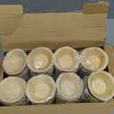 Ferrochef 400 Pcs Small Palm Leaf Dip Bowls 2.5 Inch Disposable Palm Leaf Round Mini Dip Bowl, All Natural and Compostable Small Bamboo Plates for Dips Soy Sauce Charcuterie Board and Finger Foods