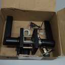 Kwikset Casey Interior Privacy Door Handle with Lock, Door Lever For Bathroom and Bedroom, Matte Black Reversible Keyless Turn Lock, with Microban Protection (1 Pack)