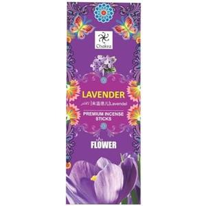 Chakra Lavender Incense Sticks – Pack of 6 (120 Sticks Total) | Natural Hand-Rolled Aromatherapy Sticks for Relaxation, Meditation & Air Purifying