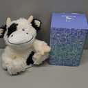 Heatable & Coolable Cow Stuffed Animal, Heated Stuffed Animals Heating Pad for Soothing & Relaxation, Lavender Scent Cow Plush for Stress Discomfort, Cows Gift for Kid & Aldult, Dairy Cattle