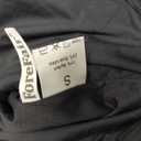 ForeFair Womens Casual V Neck Short Sleeve T Shirts Going Out Tops Double Lined Slim Fitted Summer Basic Tee (Small, Black)