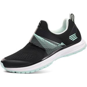 Women's Cycling Shoes for Indoor Cycling, Breathable Mesh Upper Indoor Bike Shoes with SPD Cleats - Lightweight Secure Fit for Spin Classes (10, Black/Green)