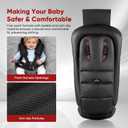 Universal Stroller Blanket & Stroller Footmuff,Water-Repellent Bunting Bag for Babies,Toddlers and Kids,Zipper Footmuff for Stroller,Stroller Winter Cover Warm Baby Sleeping Bag (Black)