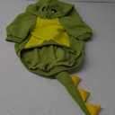 Lelepet Dinosaur Costume Large Dog Halloween Costume, Warm Fleece Dog Hoodie for Large Dogs, Adorable Pet Holiday Coat, French Bulldog, Beagle, Labrador, Dachshund, Greyhound, Pitbull, Green (XS-2XL)