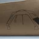 Beach Cabana 8'×8', UPF 50+ Sun Shelter with Side Wall, Adjustable Height, 1011240 cubic inches