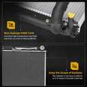 DWVO Radiator Compatible with 2007-2010 Sienna CE LE XLE Limited 3.5L V6 DWRD1084