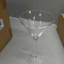 Crystal Martini Glasses, Set of 4, Hand Blown Stemware for Cocktails, 4.6oz, 4 inches by 8 inches