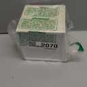 5.8 Capiz Tissue Box Cover, Square Decorative Tissue Holder with Bottom Slider, Handmade Bathroom Accessories, Elegant White Cube for Vanity, Bedroom, Office & Coastal Dcor (Natural)