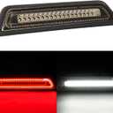 LED Third 3rd Brake Light Fit for 2016 2017 2018 2019 2022 2021 2022 2023 Tacoma Limited SR SR5 TRD Off-Road Pro Sport, Rear Cab Cargo Lamp Red High Mount Brake Light Smoky Lens (For Double Cab only)
