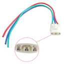 2PCS 33302-SR3-A01 7.87 Front Turn Signal Light Socket Connector Harness with 3-Wire Kit Compatible with Acura RDX RL RLX TL TSX Compatible with Honda Civic