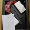 C Shaped End Table, Adjustable Height Side Table for Couch Recliner, Tall Sofa Table Small Couch Side C Tables, Slide Under Sofa TV Tray Coffee Tables for Living Room, Bedroom, Bedside, Black