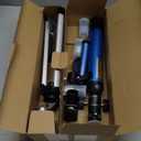 NASA Lunar Telescope for Kids 90x Magnification, Includes Two Eyepieces, Tabletop Tripod, and Finder Scope- Kids Telescope for Astronomy Beginners, Space Toys, NASA Gifts 