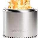 Solo Stove Ranger 2.0 with Stand - 15 Inch Smokeless Portable Fire Pit - Lightweight Outdoor Fireplace with Removable Ash Pan, Stainless Steel, Carry Case Included, Ideal for 2-4 People, 16.5 lbs