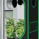 Grow Tent 24"x24"x48" 600D Mylar Hydroponic Indoor Grow Tents with Observation Window, Removable Floor Tray and Tool Bag for Indoor Plant Growing 2x2