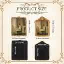 Chunful 2 Pcs Gold Picture Frames Vintage Antique Ornate Resin Photo Frames with Acrylic Front for Wall Hanging and Tabletop Photo Display Home Decor Wedding Favors(8 x 10 Inch,Retro)