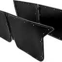 Lower Cab Doors Set Compatible with 2010-2014 Polaris RZR 4 800 2012-2014 Polaris RZR XP4 900 Aluminum Half Doors Panels Powder Coated Black