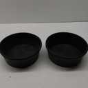 4Pcs Rubber Feed Pan, 1 Gallon Horse Feed Bucket Utility Feed Bucket, 10.6 x 4.1Inches Rubber Bowl Chicken Dust Bath Livestock Water Bowl for Pig Goat Chicken Dogs Farm Small Animal