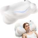 Mellow Cloud Pillow (2026 Upgraded) Ergonomic Cervical Support Pillow, Dual-Sided Firmness for Neck Alignment, Breathable Memory Foam with Washable Cover for Side/Back Sleepers, Queen Size