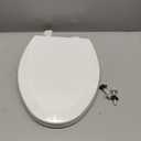 Bemis 1500EC 390 Lift-Off Wood Elongated Toilet Seat, Cotton White (Pack of 1)