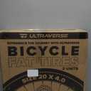 ULTRAVERSE 20x4 E-Bike Fat Tire - Robust, High-Performance 20inch Fat Tyre for MTB and Ebikes, Durable All-Terrain Directional Tread, Superior Density for Street & Trail Adventures-2 Unit