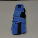 Upgrade Plantar Fasciitis Night Splint & Relief Brace with Adjustable Straps - Support for Achilles Tendonitis, Heel Spur Pain, Day & Night Use (Blue)