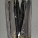 SeptCat 9 Pcs 45" Faux Dried Pampas Grass Tall Decor, Fluffy Fake Long Pompas Artificial Black Grey Gray Pompous Stems Bouquet Flower Arrangement Vase Filler for Boho Home Wedding Decoration