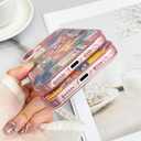 Compatible with iPhone 16 Plus Case Cute Aesthetic for Women Girls, Classic Retro Western Grapes Fruit Drinks Fish Bow Collage Phone Case, Shockproof Protective Cover