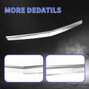 Hood Molding Trim Compatible with Cadillac Escalade 2015-2020 Replace for 22956470 GM1235129 (Chrome)