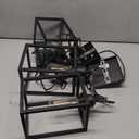 3 Pack Farmhouse Pendant Light,Black Metal Frame Hanging Light Fixture with Clear Glass Shade, Adjustable Chains Industrial Mini Pendant Lighting for Kitchen Island Entryway Porch Foyer