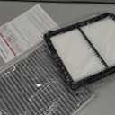 Engine & Cabin Air Filter for Honda Civic 2016-2026 2.0L, HR-V 2023-2026 HRV 2.0L (Not Fit Civic Hatchback) Air filter for Car Replacement CF11182 CA12051 Automotive Accessories- 2 Pack