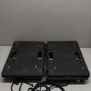 Furniture Dolly,Moving Dolly 4 Wheels Heavy Duty,16in-11in 500lbs Capacity,Furniture Movers Dollys with Wheels,Small Flat Cart with 2 Ropes, 2 Pack, Black (Black)