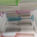 Physkoa Colored Champagne Flutes Set 6 - Glass Champagne Glasses with Multi Color,LeadFree Crystal Colorful Champagne Glasses for Birthday,Wedding,Bridal Shower