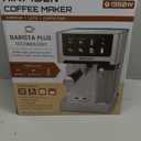 AIRMSEN 20 Bar Espresso Machine with Automatic Milk Frother, Cappuccino & Latte Coffee Maker with Quick Brew Dual Boiler (1350W + 1000W), Stainless Steel, 60oz Water Tank, Touchscreen