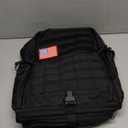 BERTASCHE Lunch Backpack for Men, 15.6 Inch Laptop Backpack for Work College Travel Camping Tactical Molle Daypack, Black