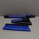 HEEYA 44 Inch Snow Brush for SUV, Ice Scraper for Car Windshield Window, Extendable Snow Scraper and Brush with Comfortable Foam Grip for Truck Vehicle Automobile  Blue