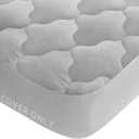 Waterproof Pack and Play Mattress Pad (Cover Only) 39" x 27", Compatible with Graco Pack and Play & Dream On Me & Pamo Babe, Cotton Fabric Playpen/Playard Sheet Quilted, Gray